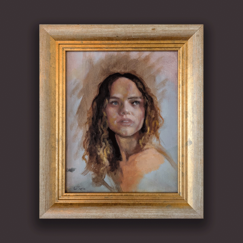 Olivia Oil painting
